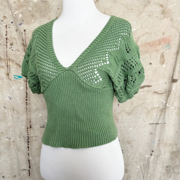 Y2K Crochet Top Anthropologie - Picture 3 of 6